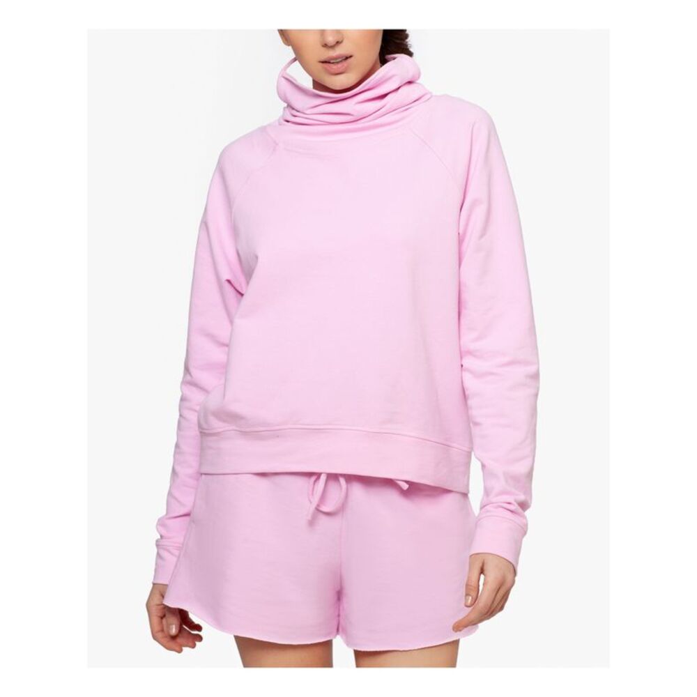 BAM BY BETSY & ADAM Pink Stretch Long Sleeve Sweater L